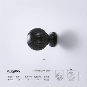 Poignée de tiroir de porte d'armoire à un trou de salle de bain multicolore fileté solide pour cuisine moderne chambre à coucher - Product Image 4