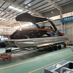 เรือโป๊ะไฟเบอร์กลาสแบบปรับแต่งได้ ยอดนิยม สำหรับใช้เพื่อความบันเทิง - Product Image 4