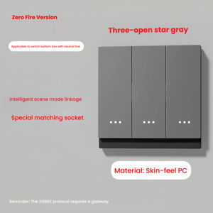 Interrupteur intelligent ZigBee à 3 gangs, association multi-contrôle, vie/application Tuya, fonctionne avec Alexa et Google Home - Product Image 6