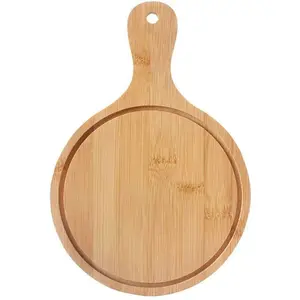 Plateau en <span class=keywords><strong>bois</strong></span> pour <span class=keywords><strong>Pizza</strong></span> en bambou écologique, plateau à Sushi, plateau en <span class=keywords><strong>bois</strong></span> pour <span class=keywords><strong>cuisson</strong></span> de <span class=keywords><strong>Pizza</strong></span>, assiette à Steak avec poignée, vente en gros, 100% - Product Image 1