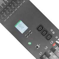 Refroidissement par air triphasé 160A S21 T21 Télécommande intelligente à commutation IP 24 voies C19 Prises haute puissance PDU