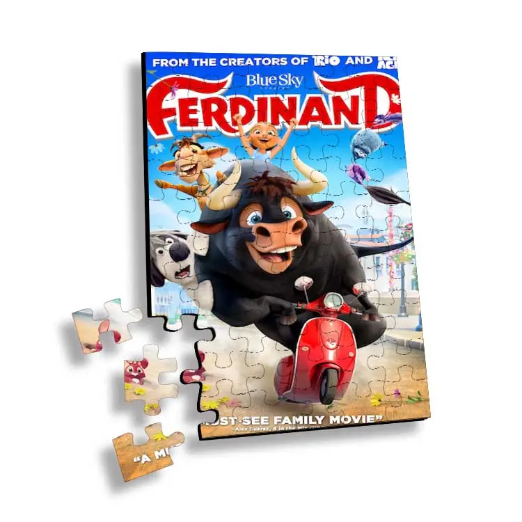 Lenticular Printing 3d Puzzle With Movie Characters or Flip Jigsaw Children Family Games Educational Toy 3D Jigsaw Puzzle