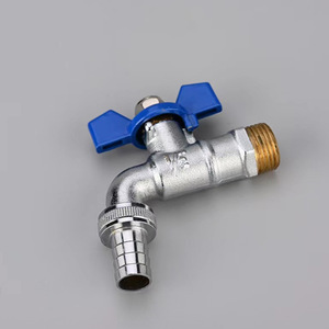 Brass Water Faucet 1/2 Inch Single Handle Deck Mounted For Outdoor Kitchen Garden <b>Washer</b> - Product Image 1