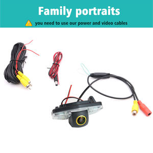 Cámara de Reversa Inteligente AHD 1080P Impermeable con Visión Nocturna, Ajuste Universal, Monitor de Estacionamiento con Corriente Continua de 12 V - Product Image 6