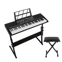 Clavier électronique portable BD-661, 61 touches, design compact pour enfants, touches lumineuses, corps en plastique, haut-parleur intégré, ODM disponible