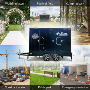 Remorque de toilettes mobiles, remorque de toilettes portables <span class=keywords><strong>avec</strong></span> <span class=keywords><strong>douche</strong></span> pour événements en plein air, chantiers de construction - Product Image 5