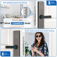 Serrure intelligente à commande à distance Wifi, serrure de porte intelligente sans clé avec empreinte digitale, serrure de porte électronique avec clavier, serrure de porte à code TTlock