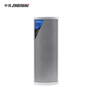 Haut-parleur colonne passif étanche de haute qualité, système audio professionnel personnalisé de 15 W pour une utilisation en extérieur et dans les écoles