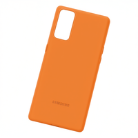 Coque arrière pour S20 FE, matériau PC orange, antichoc, couleur unie, coque de téléphone portable sans artisanat spécial pour G780F G781B