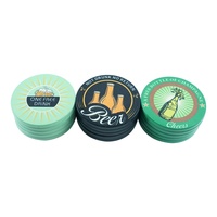 Jetons personnalisés avec motif de boisson gratuit, 39 mm, 10 g, jetons de poker en céramique polie pour restaurants, bars, salles de poker