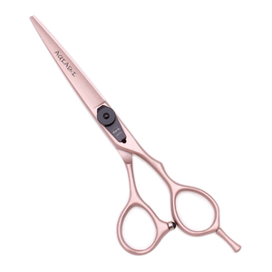 Forbici per Capelli 5.5'' 6'' AQIABI JP in Acciaio Inossidabile, Forbici da Barbiere per Sfoltire e Tagliare, Affilate, Oro Rosa, per Destrorsi A9015 - Product Image 2