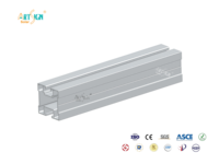 Rail solaire en aluminium en forme de G ART SIGN 6005-T5 anodisé avec système de verrouillage inférieur et boulons SUS304 pour support de montage PV trapézoïdal