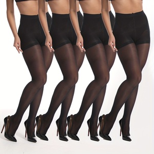 Collant Modellante Trasparente Morbido Effetto Lifting Glutei e Contenitivo Pancia, Vita Alta, in Seta, <span class=keywords><strong>Taglie</strong></span> <span class=keywords><strong>Forti</strong></span> Personalizzate, 40D, da Donna - Product Image 5