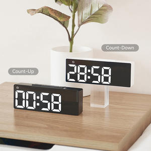 Horloge numérique à écran large <span class=keywords><strong>Cyberpunk</strong></span> à piles pour enfants, pour le bureau personnel, la scène, l'alarme, la maison - Product Image 3