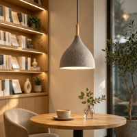 Dôme lumineux acoustique moulé en feutre PET, 100 % fibre de polyester, absorbant le son, décoratif pour plafond, OEM