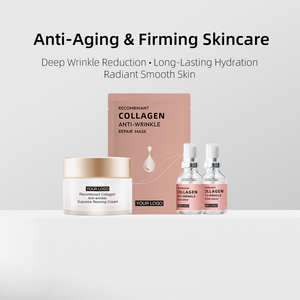 <span class=keywords><strong>Crema</strong></span> Facial Diaria Antiarrugas con Colágeno Humano Recombinante Estilo Coreano, Hidratación Profunda y Nutritiva, Suministro Personalizado ODM - Product Image 3