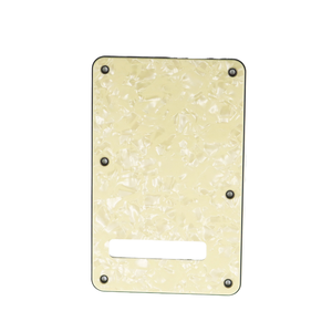 Amarillo claro para guitarra <span class=keywords><strong>el</strong></span>éctrica perla, accesorio para instrumento <span class=keywords><strong>Musical</strong></span>, compartimento de resorte, cubierta trasera, accesorio de placa protectora - Product Image 2