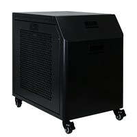 Enfriador de Baño de Hielo Automático Fácil de Mover con Ruedas Reforzadas, Compresor de Refrigerante R410A, Motor, Control Remoto, Bajo Ruido, Alto Rendimiento