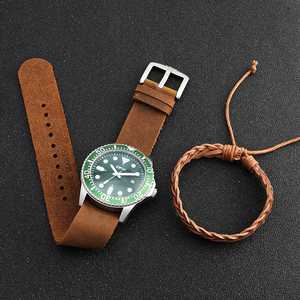 Bracelets pour hommes cadeau d'amour <span class=keywords><strong>montre</strong></span> de luxe marron pour hommes avec <span class=keywords><strong>bracelet</strong></span> supplémentaire - Product Image 3