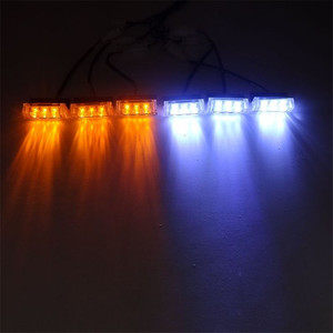 Feux stroboscopiques LED pour calandre de voiture 12V rouge bleu jaune blanc, lumière d'urgence clignotante, télé<span class=keywords><strong>commande</strong></span> - Product Image 6