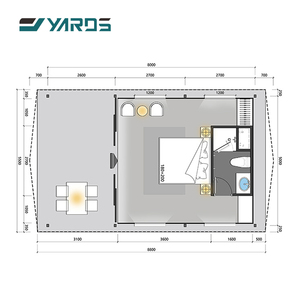 Prairie Glamping tenda in legno Outdoor Glamping Luxury Safari Desert Hotel Resort House tende - Product Image 3