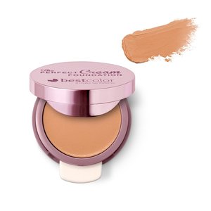 05 Sabbia Crème Fond de Teint Contrôle Sébum et Poudre Compacte Correctrice pour Peaux Foncées Maquillage Longue Tenue Couvrance Exceptionnelle Minimisation des Pores - Product Image 1