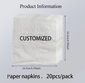 Kerstdecoratie kerstman thema weefsel aanpasbaar patroon kleuren partij wegwerp servetten - Product Image 6