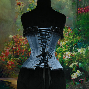 Corset gainant en dentelle à franges, style court, avec lien dans le dos, en satin, avec <span class=keywords><strong>pince</strong></span> et fermeture éclair, très vendu - Product Image 4