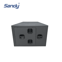 Système audio Sandy B221 avec deux caissons de basses de 21 pouces pour événements et scènes