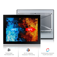 PC industriel haute performance 15 pouces, écran tactile sans ventilateur Intel I3-1215U, ordinateur 2.5GbE IP66, panneau HMI