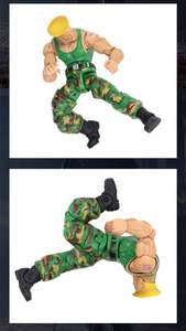 <span class=keywords><strong>Street</strong></span> <span class=keywords><strong>Fighter</strong></span> Guile pour Neca Garage Kits Wang RYU GUILE Personnes Déménagement Modèle Maison Fantôme Chun-li PVC Poupées À Main Jouet - Product Image 2