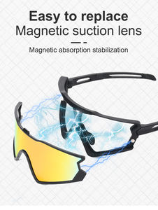 Occhiali da Ciclismo Magnetici Polarizzati con Brevetto Proprio, Anti-UV, in TR90, Occhiali Sportivi per Bicicletta e Mountain Bike, per Uomini e Donne - Product Image 4