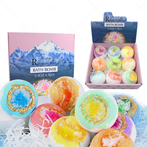 Private Label Bulk 3D <strong>Crystal</strong> <strong>Bath</strong> <strong>Bombs</strong> 9 Pcs Multi Scents With Natural Oils for Store Owners - Product Image 3