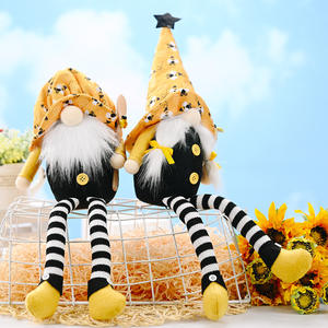 <span class=keywords><strong>2021</strong></span> Festival transfrontalier Poupée sans visage à longues jambes Forêt vieil homme abeille décoration créative produits de Noël - Product Image 2