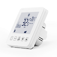 Interrupteur de thermostat intelligent Tuya pour la maison WiFi ou Zigbee FCU pompe à chaleur HVAC nouvel écran LCD pour la climatisation centrale
