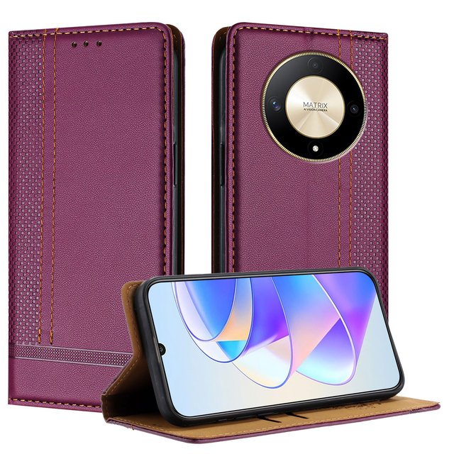 Magnetic Flip PU Leather Case for Huawei Honor X9B X8B X7A Honor 90 90 Lite Magic 6 Lite Shockproof Wallet Phone Case Book Cover