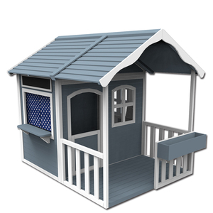 حديقة الفناء الخلفي خشبي كبير مسرح للأطفال في الهواء الطلق اللعب منزل خشبي - Product Image 5