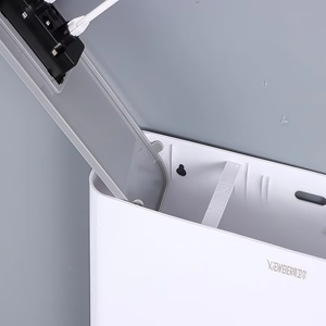<span class=keywords><strong>Cisterna</strong></span> de Inodoro Expuesta, Ahorradora de <span class=keywords><strong>Agua</strong></span>, Doble Descarga, Tanque de Descarga Colgante de Pared de HDPE para Baño - Product Image 5