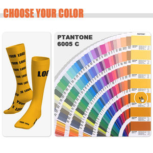 ถุงเท้าโยคะพิลาทีสของผู้หญิงผ้าคอตตอนแบบไม่ลื่นซิลิโคนป้องกันการลื่นออกแบบได้ตามต้องการสำหรับการปั่นจักรยาน/ยิม - Product Image 4