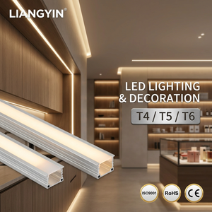 Profilo in Alluminio Estruso Serie U e V LIANGYIN per Illuminazione Lineare LED, Cucina, Armadio, Scala e Soffitto - Product Image 3