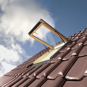 Nhôm Tempered kính nhiều lớp mái nhà Skylight cố định mở ngang khung mái hiên cửa sổ cho mái nhà - Product Image 4