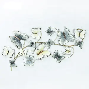 IVYDECO Eisen Wand kunst Dekor dekorative Originalität klassische hängende Schmetterling Metall Home Shabby Chic Single Item