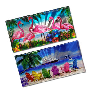 Aimants de réfrigérateur en bois de plage des caraïbes personnalisés - Product Image 6