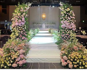 WHolesale Single Horn <strong>Arc</strong> Wedding Party Outdoor <strong>Balloon</strong> Flower Arrangement Arch Shelf - Product Image 6
