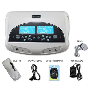 Appareil de Spa Détoxifiant Ionique Double pour les Pieds avec Masseur Électrique, Écran LCD et Ceintures à Double Tension - Product Image 2