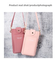 Tas Selempang Ponsel Wanita Custom, Kompatibel Layar Sentuh, Banyak Slot Kartu, Tali Dapat Disesuaikan, Ringan, Rantai Modis, Untuk Sehari-hari