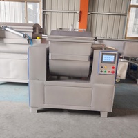 Mélangeur à pâte horizontal 50 kg, pétrin à spirale pour pizza, mélangeur de farine pour biscuits, nouveau moulin à farine en acier inoxydable pour blé et maïs