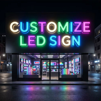 Enseignes Commerciales Lumineuses LED RGB pour Entreprises – Lettres Boîtiers 3D pour Publicité