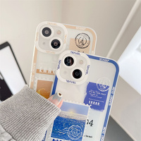 Coque de téléphone transparente antichoc en TPU avec motif code-barres pour iPhone 17 Pro Max – Accessoires de téléphone en gros