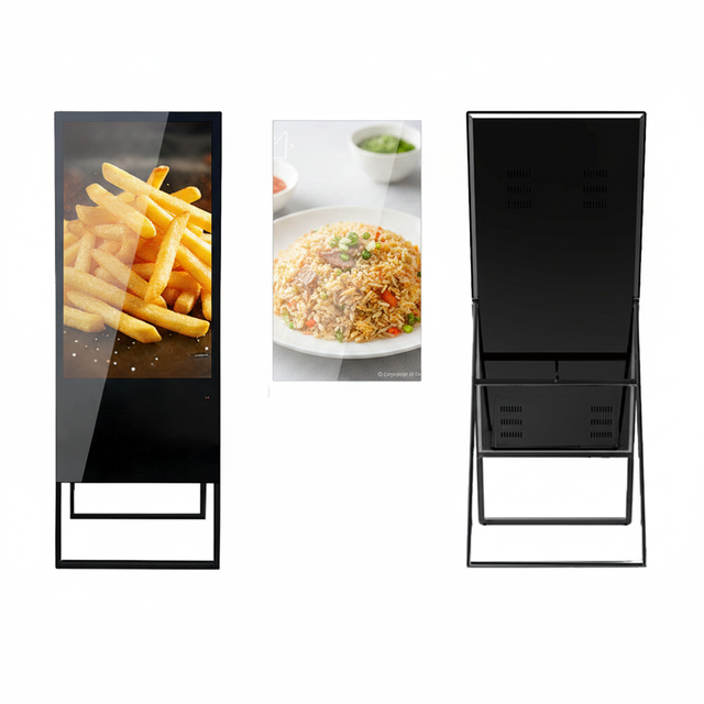 Ultra Slim Advertising Player Restaurant Digital Menu Board 32 Inch Floor-Standing LCD Animation for Elevator Shop Signage